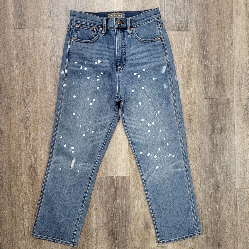 Women's Point Sur Jeans Size 28 Blue Denim